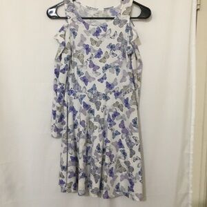 3/$35❤️Children’s place butterflies L/S Dress L